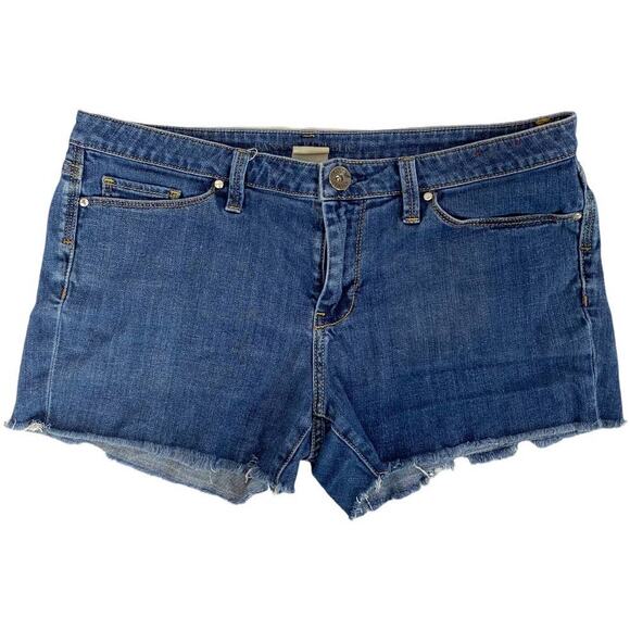 Banana Republic cut-off booty shorts medium wash jean shorts size 31P - Picture 1 of 5